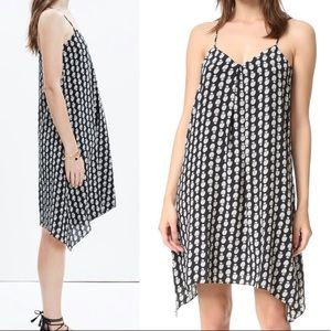 Madewell printed trapeze dress